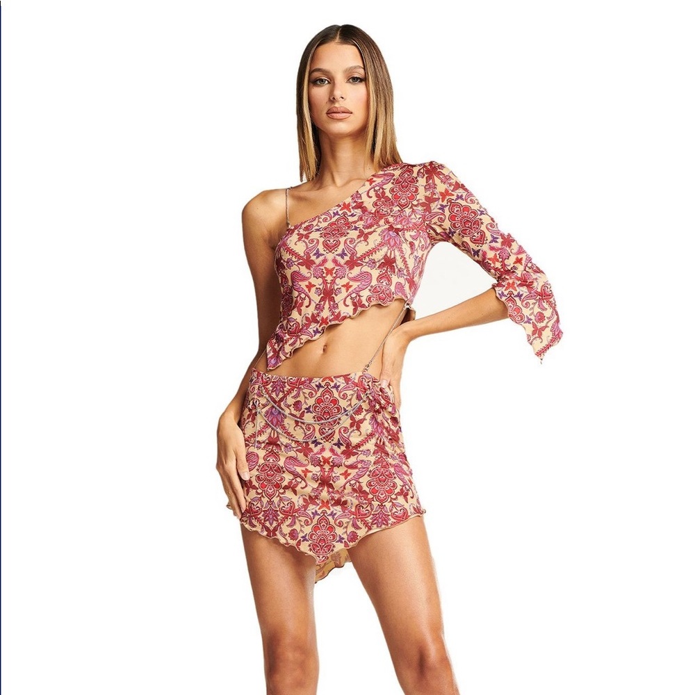 I Am Gia RYLIE DRESS - TAN PAISLEY
